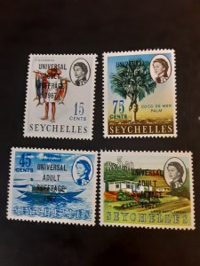+Seychelles #233-236           MNH