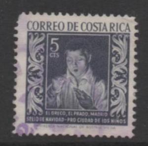 Costa Rica Scott #  RA4  USED  singles