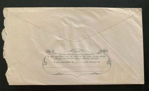 1900s Pocatello ID USA Advertising Hotel Bannock Cover To Burlington VT