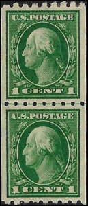 410 Mint,NG... Line Pair... SCV $30.00... VF/XF