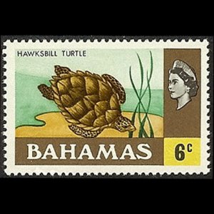 BAHAMAS 1971 - Scott# 318 Hawksbill Turtle 6c NH