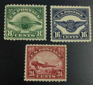 MOMEN: US STAMPS #C4-C6 SET MINT OG NH LOT #73868*