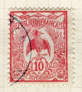 FRENCH COLONIES; NEW CALEDONIA 1922 early Bird issue used 10c. value