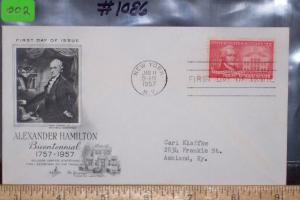 #1086, FDC, AC, CV=$2.00, (2012)