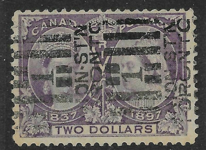 CANADA SG137 1897 JUBILEE $2 DEEP VIOLET USED