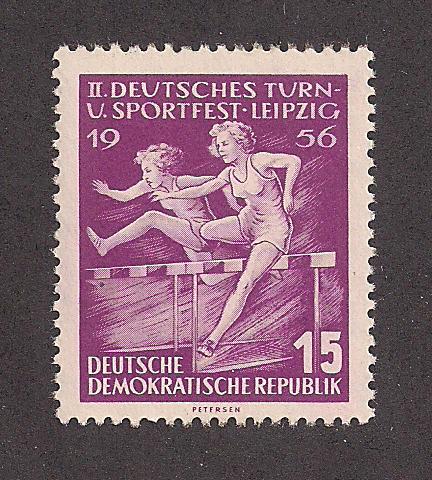 GERMANY - DDR SC# 299 F-VF MNH 1956