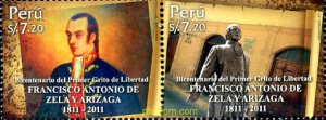 267017 MNH PERU 2011 PERSONALIDAD