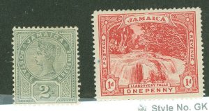 Jamaica #25a/31 Unused