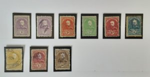 Queensland stamps duty 1902/14 used and mint