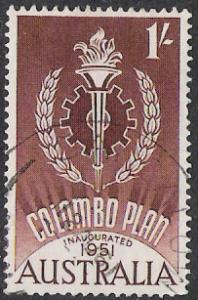 Australia #340 Colombo Plan Used