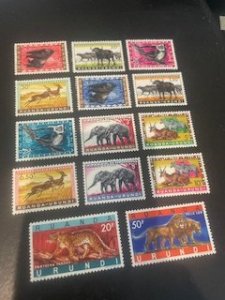 Ruanda-Urundi sc 137-150 MHR comp set