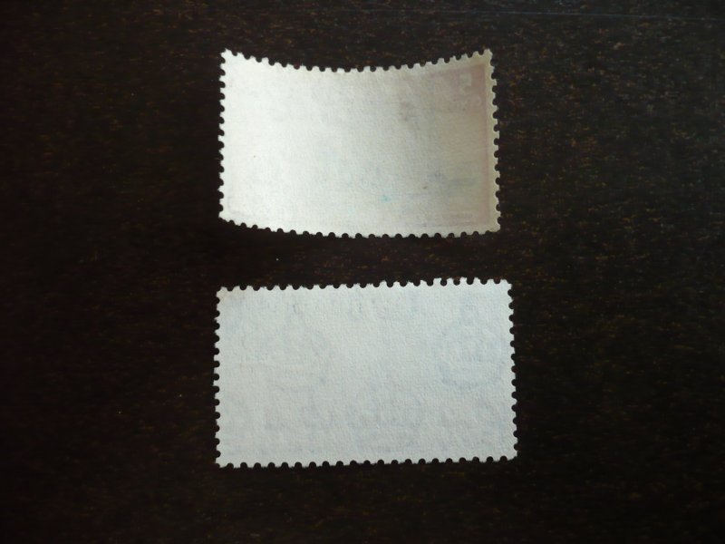 Stamps - Barbados - Scott# 239, 241 - Used Part Set of 2 Stamps