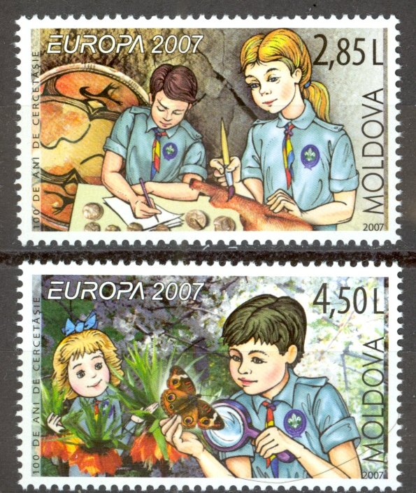 Moldova Sc# 556-557 MNH 2007 Europa