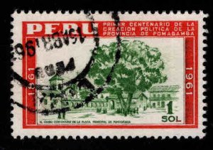 Peru Scott 482 1962 Used Cedar Tree stamp