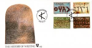 Venda - 1985 History of Writing FDC SG 107-110