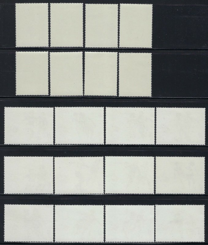 Zaire 6 Different Stamp Sets Mint Never Hinged