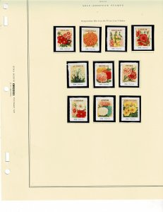 Vintage Seeds Forever US Postage Set of 10 Singles #4754-63 VF MNH