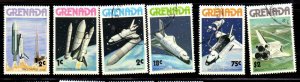 GRENADA #842-847  1978  U.S  SPACE SHUTTLE    MINT  VF NH  O.G  CTO