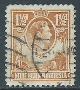 Northern Rhodesia, Sc #30, 1-1/2d Used