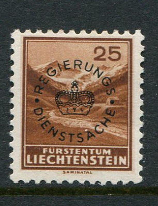 Liechtenstein #O9 Mint