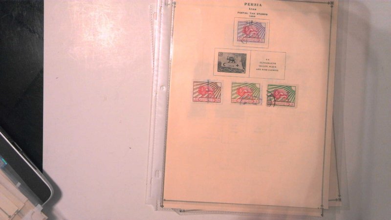 IRAN COLLECTION ON ALBUM PAGES, MINT/USED HIGH VALUE