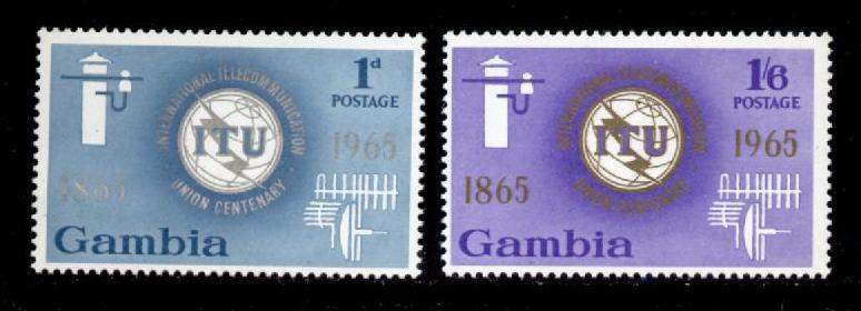 Gambia 210-1 MNH ITU 