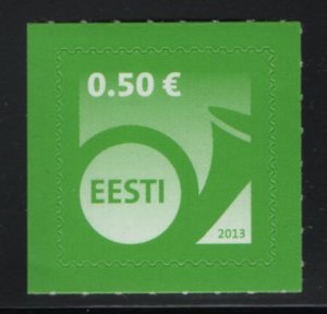 Estonia 2013 MNH Sc 720 50c Posthorn, green