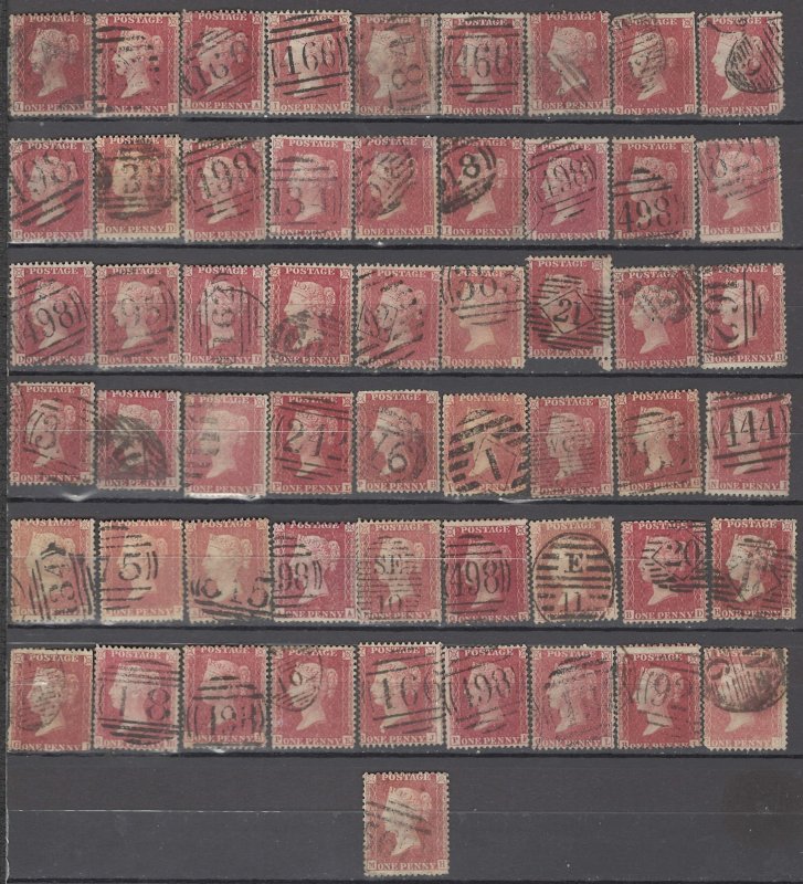 COLLECTION LOT OF #1042 GREAT BRITAIN # 33 * 55 STAMPS 1864 CV+$151 CLEARANCE