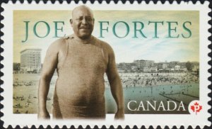 jq. DIE CUT = JOE FORTES = LIFE SAVER = BLACK HISTORY = MNH Canada 2013 #2620i