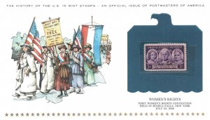 THE HISTORY OF THE U.S. IN MINT STAMPS WOMEN'S RIGHTS