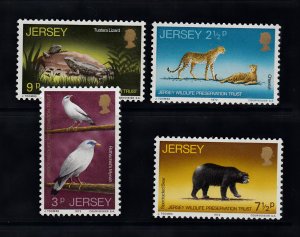 Jersey 1972 Wildlife No.2  set of 4. NHM