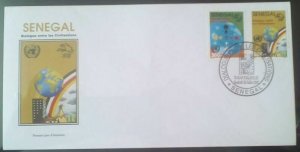 SENEGAL 2001 2002 DIALOGUE AMONG CIVILIZATIONS CIVILIZATIONS - JOINT ISSUE - FDC-