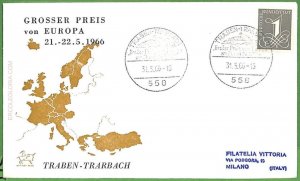af3675 - Germany - POSTAL HISTORY - - Event Cover - 1966 ROWING / WATER  sport