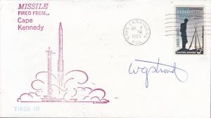 United States 1965 Signed Space Cover Tiros-10 meteorological Chief at Golddard.