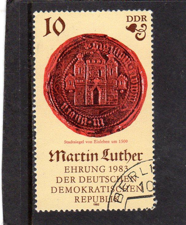 Germany DDR 1982 Martin Luther  used