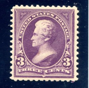 US SCOTT #268 MINT-XF-OG-NH W/ PF CERT (4/9/24 GP)