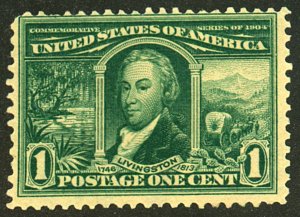 U.S. #323 MINT OG NH