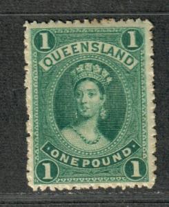 Queensland Sc#83 M/H/VF, Light Gum Toning, Cv. $350