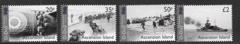 ASCENSION 2019 D-DAY LANDING MNH