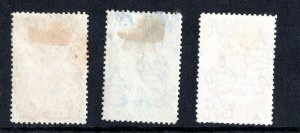 Bechuanaland Protectorate 1938 KG VI Definitive Low Values Used