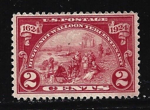 US Stamps-Scott # 615/A179-2c-Mint/NH-OG-1924-Nicely Centered 