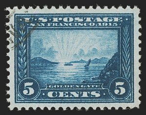 MOMEN: US STAMPS #399 USED PSE GRADED CERT SUP-98 LOT #89743