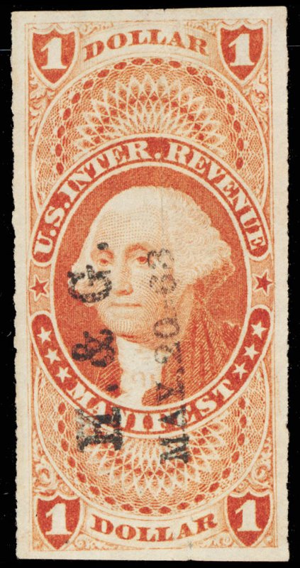 U.S. REV. FIRST ISSUE R72a  Used (ID # 116669)