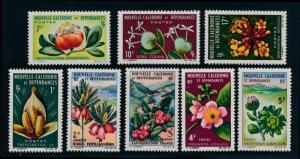 New Caledonia 330-337 Mint NH, flowers