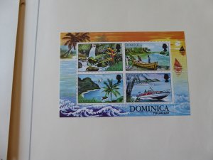 Dominica 1937-1972 Mint Stamp Collection on Scott International Alb Pgs