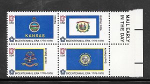 #1633-82 MNH Mail Early Block of 4