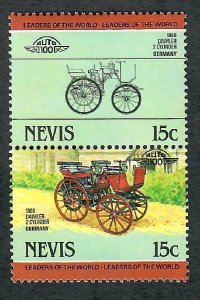 Nevis #293 Classic Cars MNH pair