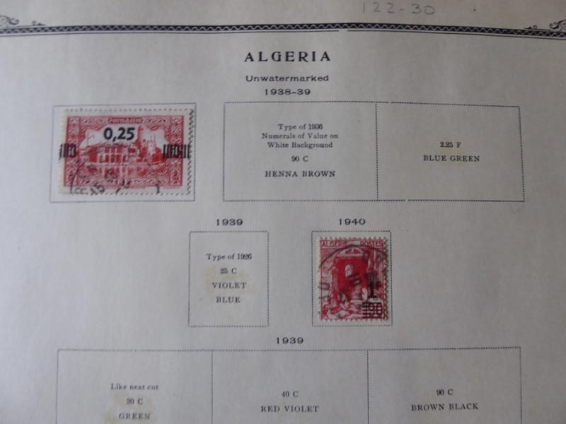 Algeria 1924-1971 Stamp Collection on Scott Specialty Album Pages