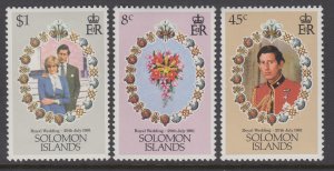 Solomon Islands 450-452 MNH VF