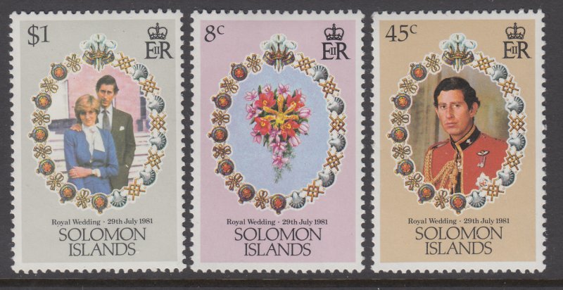 Solomon Islands 450-452 MNH VF